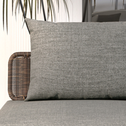8 PCS L Shaped Outdoor Sectional Sofa Set with Coffee Table Modern Yard & Patio Furniture for 6 Person in Gray Cushion & Pillow Included - thumbnail 8