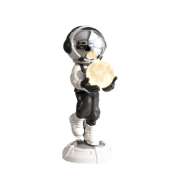 "28.8"" Astronaut Floor Sculpture Figurine Ornament Art Decor with Ball Lamp USB Charging" - thumbnail 6