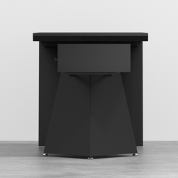 Cabstract Modern Black Wood Office Desk Writing Desk with Drawer Computer Desk (1400mm) - thumbnail 9