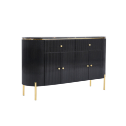 140 cm Modern Marble Top Buffet & Sideboard Doors & Drawers & Shelves - thumbnail 3