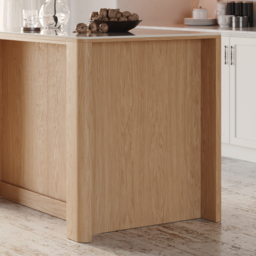 130 cm Kitchen Island Sintered Stone Top with Storage Natural Modern - thumbnail 7