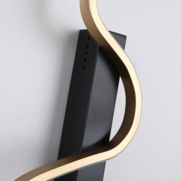 Modern Linear 1000mm Wall Lighting LED Black & Gold Wall Sconce Lighting - thumbnail 8