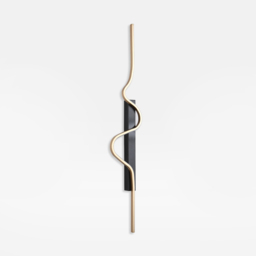 Modern Linear 1000mm Wall Lighting LED Black & Gold Wall Sconce Lighting - thumbnail 5