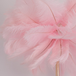 Loftus Pink Feather Rose Gold Floor Lamp Unique Tree Standing Lamp - thumbnail 3