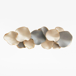 Modern Wall Art LED Wall Decor with Unique Textured Design in Off White & Gray - thumbnail 7