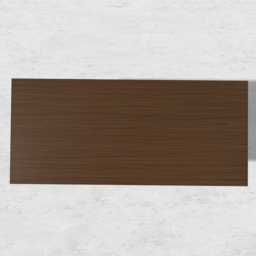 Industrial 160 cm Rectangular Walnut Wood Desk with Metal Base - thumbnail 9