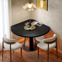 920 mm-1200 mm Solid Wood Extendable Dining Table with Light - thumbnail 6