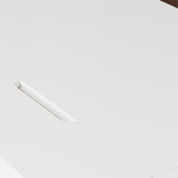 Adjustable Height Desk with 6 Drawers, Wireless Charging & Power Outlet - French Style Cream White Computer Desk for Home Office - thumbnail 9