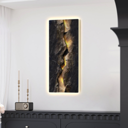 Extra-Large Modern LED Wall Art with Backlit Light Home Decor — USB Powered - thumbnail 3