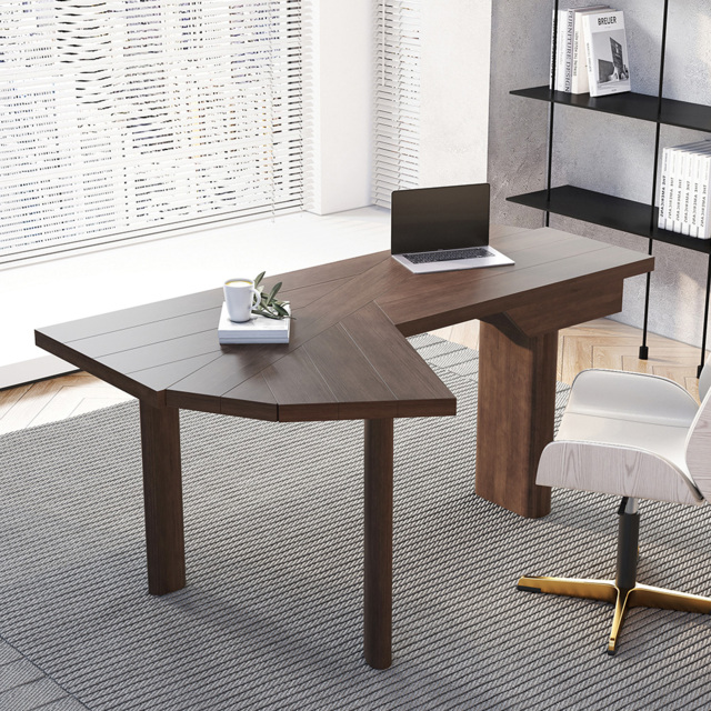 thumbnail image 2 of 3D Printed Office Corner Desk With Drawers - 1:76 OO Scale Model Diorama Interior 2 of 4
