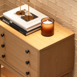 Tanic Mid Century Modern Chest Cabinet with Storage 3 Drawers of Ash Wood - thumbnail 6