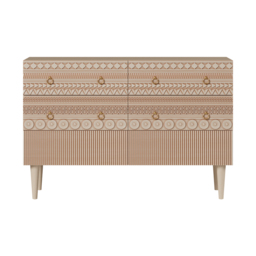1200 mm W Boho Accent Dresser & Chest 6 Drawer Storage Cabinet - thumbnail 8