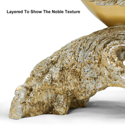 360mm Gold Modern Simulation Couple Swan Sculpture Art Ornament Home Table Statue Decor - thumbnail 9