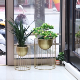 500mm Modern Flower Stand Gold Plant Stand for Indoors Modern Flower Stand in Large - thumbnail 4