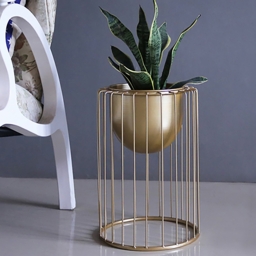 500mm Modern Flower Stand Gold Plant Stand for Indoors Modern Flower Stand in Large - thumbnail 7