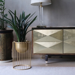 500mm Modern Flower Stand Gold Plant Stand for Indoors Modern Flower Stand in Large - thumbnail 6