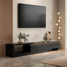 Quoint Extendable TV Stand with 3 Drawers 180 cm - 255 cm - thumbnail 3