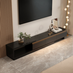 Quoint Extendable TV Stand with 3 Drawers 180 cm - 255 cm - thumbnail 8