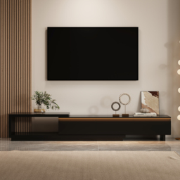 Quoint Extendable TV Stand with 3 Drawers 180 cm - 255 cm - thumbnail 2
