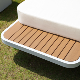 5 PCS L Shaped Outdoor Sectional Sofa Set Mordern Yard & Patio Furniture for 4-6 Person in White & Brown Cushion & Pillow Included - thumbnail 6