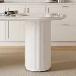 Expandable Kitchen Island with Marble-Pattern Sintered Stone Top 180 - 210 cm - thumbnail 7