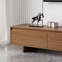 Fero Walnut Extendable TV Stand with 2 Drawers(120 - 200 cm) - thumbnail 7