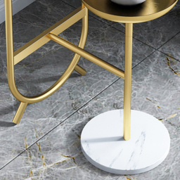 3 Tier Tall Metal Standing Plant Stand Unique Shaped Planter in Gold for Living Room - thumbnail 7