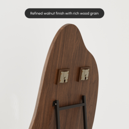 Freestanding Mirror with Wooden Frame in Dark Brown, Organic Shape, 160 cm High, Modern Style ???????? British English - thumbnail 8