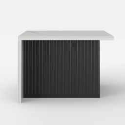 1270mm Modern Kitchen Island  Laminate & 2 Counter Stools Set Storage Cabinet - thumbnail 9