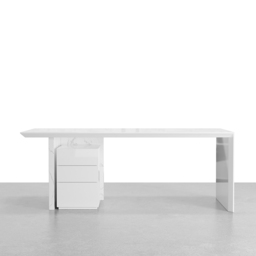 Modern White Wooden Home Office Desk with Movable File Cabinet Office Furniture (1520mm) - thumbnail 7