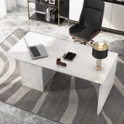 Modern White Wooden Home Office Desk with Movable File Cabinet Office Furniture (1520mm) - thumbnail 5