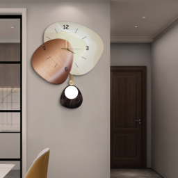 60 cm Abstract Geometric Silent Wall Clock Modern Decor Art Living Room Bedroom - thumbnail 4