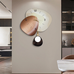60 cm Abstract Geometric Silent Wall Clock Modern Decor Art Living Room Bedroom - thumbnail 3