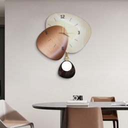 60 cm Abstract Geometric Silent Wall Clock Modern Decor Art Living Room Bedroom - thumbnail 2