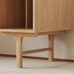 Solid Wood Home Office Desk with 3 Drawers Executive Writing Desk (1400mm) - thumbnail 7