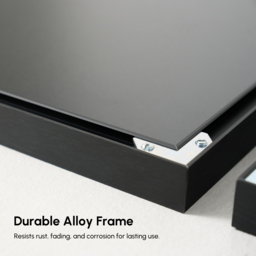 3-Piece Framed Abstract Canvas Wall Art Set with Black Aluminium Frames - thumbnail 6