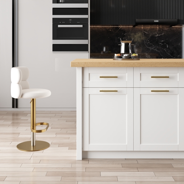 183 cm Large Walnut Kitchen Island with Storage Modern Kitchen Cabinet - image 1