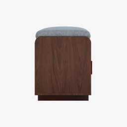 2 Doors Shoe Storage Entryway Bench Walnut Shoe Rack (135 cm) - thumbnail 8