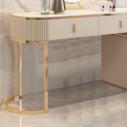 Makeup Vanity Extendable with 5-Drawer Dressing Table & Vanity Stool Set - thumbnail 7