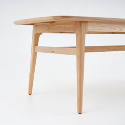 Mid Century Modern 6 - Person Rectangle Wood Outdoor Patio Dining Table in Natural - thumbnail 9