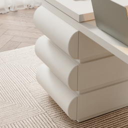 Humply Modern Minimalist Style L Shaped Desk Solid 1520mm Executive Office Desk - thumbnail 7