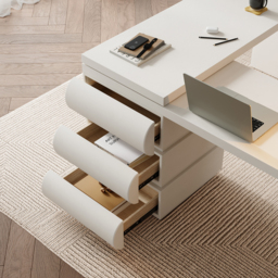 Humply Modern Minimalist Style L Shaped Desk Solid 1520mm Executive Office Desk - thumbnail 8