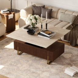 "Grovyn 47.2"" Fluted Lift-Top Coffee Table with 2 Drawers" - thumbnail 5