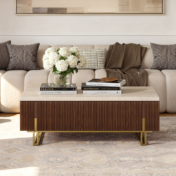 "Grovyn 47.2"" Fluted Lift-Top Coffee Table with 2 Drawers" - thumbnail 4