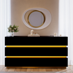Lumio 150 cm LED 6-Drawer Dresser with Charging Station - thumbnail 2