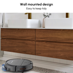 150 cm Double-Sink Bathroom Vanity in Walnut Floating Design - thumbnail 7
