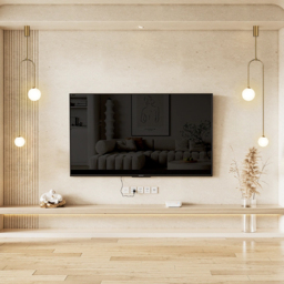 Modern Pendant Light Glass Globe 2-Light U-Shaped in Gold for Living Room and Bedroom - thumbnail 2