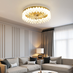 Homary Lamp with Fan - Living Room Ceiling Fan With LED Light - Modern Ceiling Fan Light - thumbnail 6