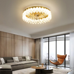 Homary Lamp with Fan - Living Room Ceiling Fan With LED Light - Modern Ceiling Fan Light - thumbnail 8