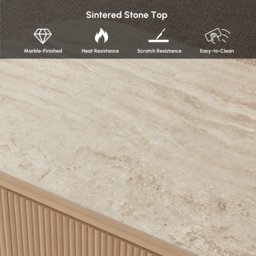 Velar 120 - 170 cm Extendable Coffee Table with Sintered Stone Top and Storage - thumbnail 8